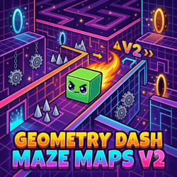 Geometry Dash Maze Maps V2
